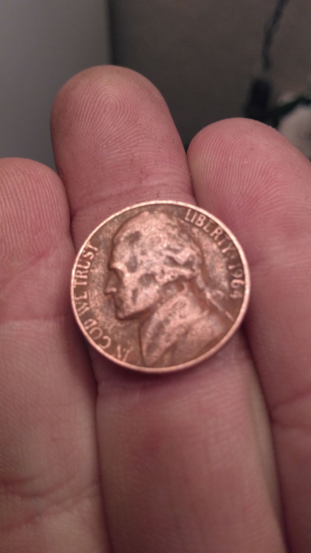 Found-A-Red-1964-D-Jefferson-Nickel